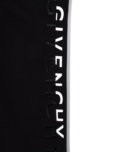 Shop Givenchy Black Cotton-blend Sweatpants In Nero