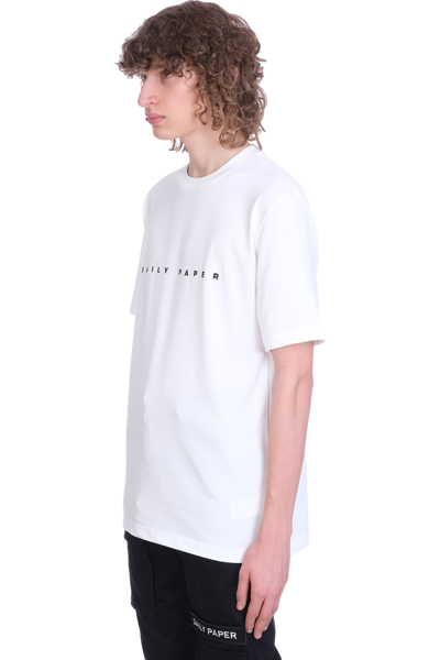 Shop Daily Paper T-shirt In White Cotton