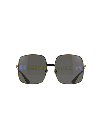 Shop Gucci Z9z3dl0a In Gold Gold Multicolor