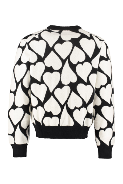 Shop Amiri Jacquard Motif Sweater In Multicolor