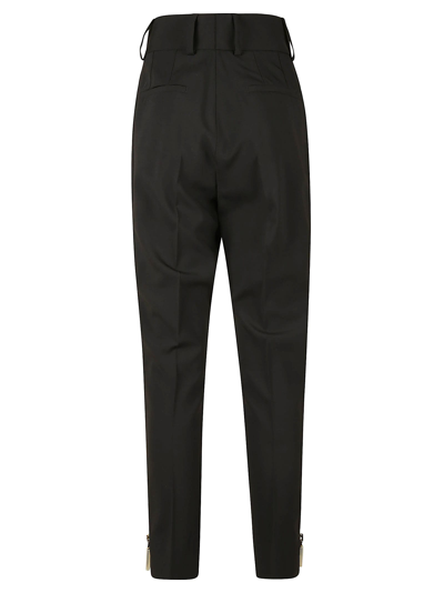 Shop Dolce & Gabbana High Waist Trousers In Black