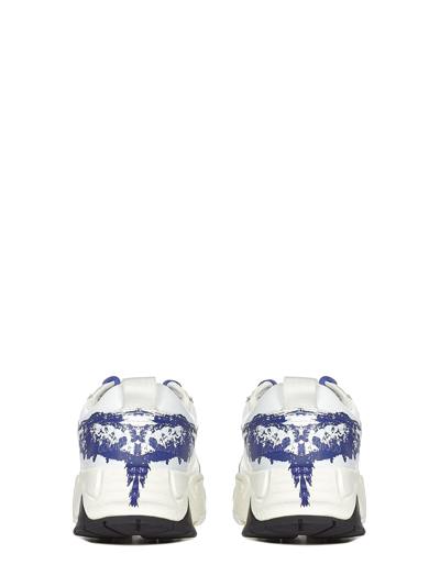 Shop Marcelo Burlon County Of Milan C-run 3000 Sneakers In White