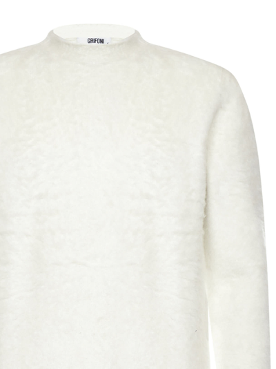 Shop Mauro Grifoni Sweater In White