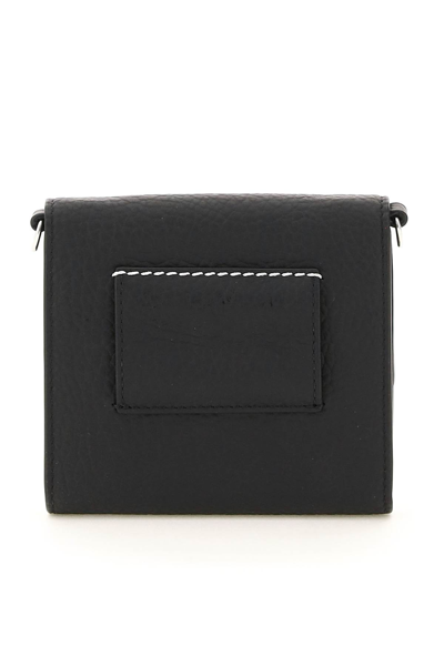 Shop Mm6 Maison Margiela Wallet With Chain In Black (black)