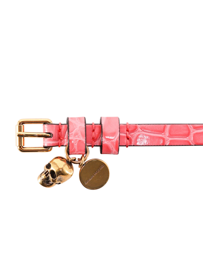 Shop Alexander Mcqueen Bracelet In Pink