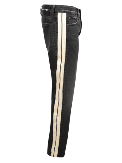 Shop Palm Angels Track Jeans In Black