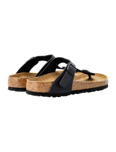 Shop Birkenstock Gizeh Birko-flor In Black