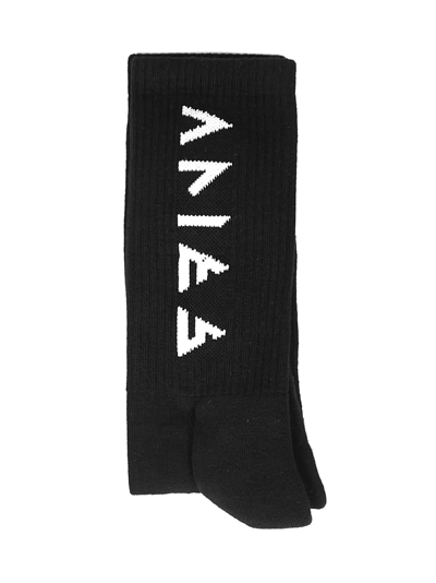 Aries Rune Socks In Black