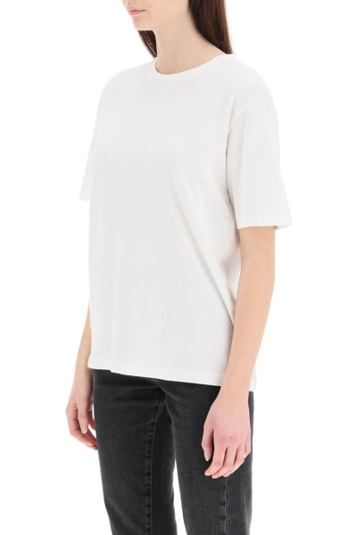 Shop Khaite Mae Basic T-shirt In White (white)