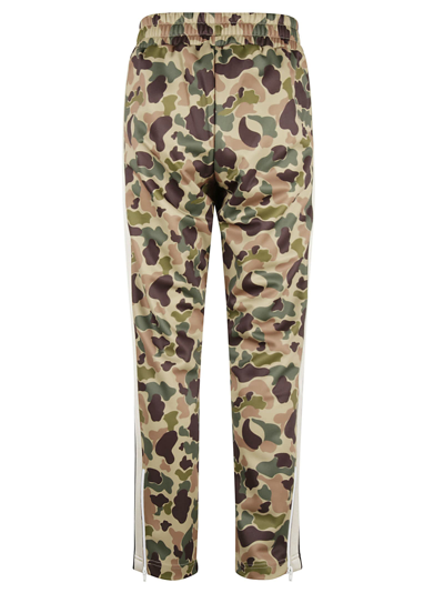 Shop Palm Angels Classic Track Pants In Military White