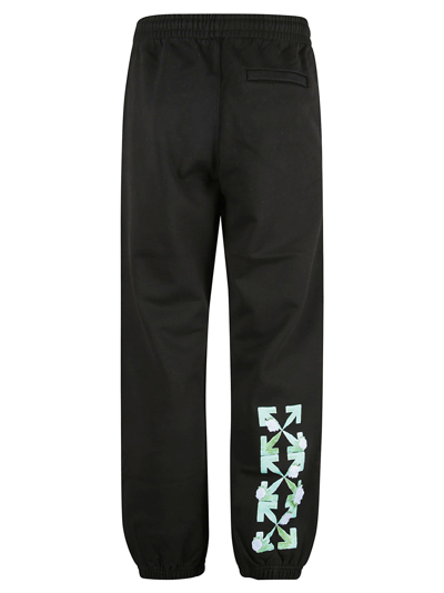 Shop Off-white Tornado Arrow Slim Sweatpants In Black/multicolor