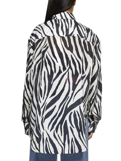 Shop Andamane The  Shirt In Zebra