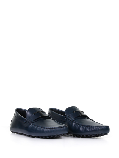 Shop Tod's Gommmino Loafer In Leather In Notte