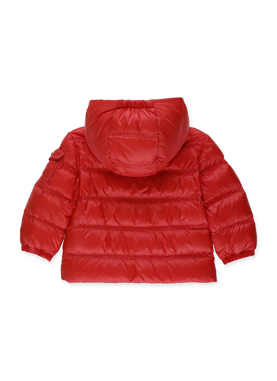 Shop Moncler Childe Down Jacket In Red