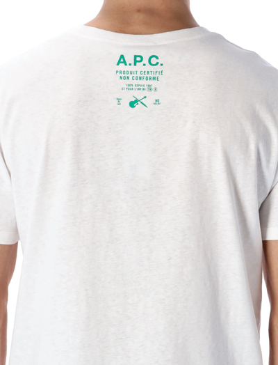 Shop Apc Mike T-shirt In White