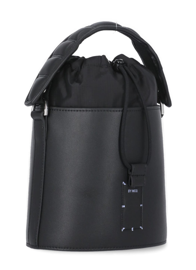 Shop Mcq By Alexander Mcqueen Mcq Alexander Mcqueen Icon Zero: Leather Bucket Bag In Black