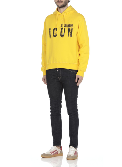 Shop Dsquared2 Icon Spray Hoodie