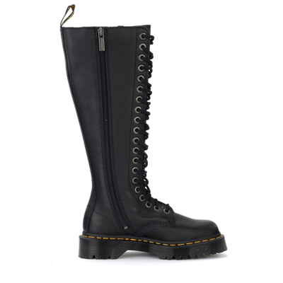 Shop Dr. Martens' Stivale Dr. Martens 1b60 Bex In Pelle Nera In Nero