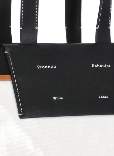 Shop Proenza Schouler White Label Large Morris Bag In Off White