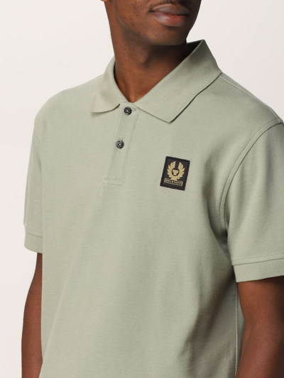 Shop Belstaff Polo Shirt Polo Shirt Men  In Military