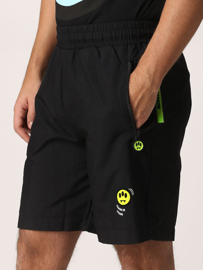 Shop Barrow Lunar Shorts In Black