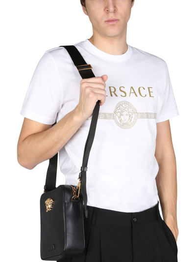 Shop Versace Medusa Print T-shirt In Bianco