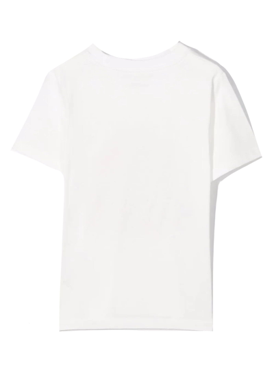 Shop Stella Mccartney White Cotton T-shirt In Bianco
