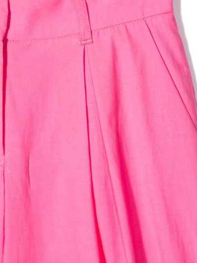 Shop Emilio Pucci Bubblegum Pink Cotton-blend Trousers In Rosa