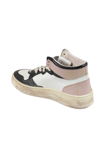 Shop Autry Sup Vint Mid Wom In Bianco Nero Rosa