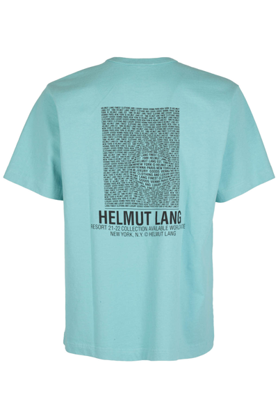 Shop Helmut Lang Distort Tshirt In H Pool