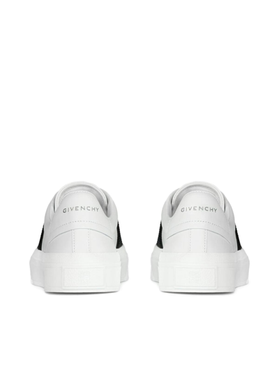 Shop Givenchy City Sport Sneakers In White Black