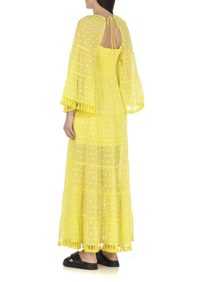 Shop Alice And Olivia Alexandria Dress In Sunflower