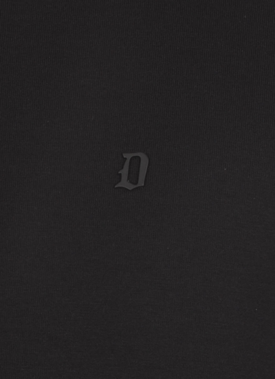 Shop Dondup Cotton T-shirt In Black