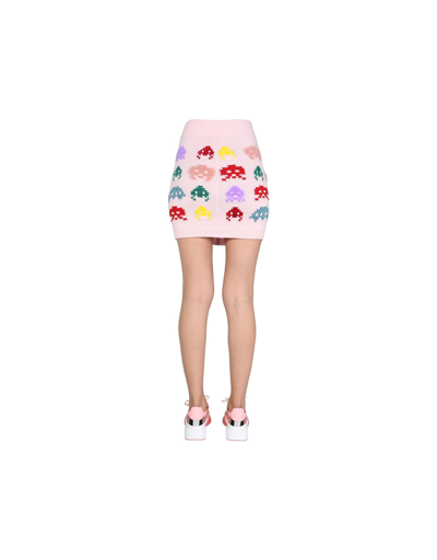 Shop Stella Mccartney Game On Inlay Skirt In Multicolor