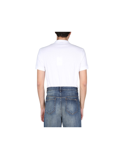 Shop Paul Smith Slim Fit Polo In White