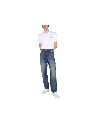 Shop Paul Smith Slim Fit Polo In White