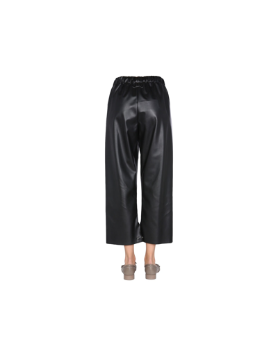 Shop Mm6 Maison Margiela Cropped Trousers In Black