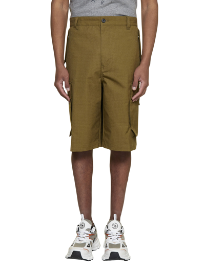 Shop Kenzo Shorts In Olive