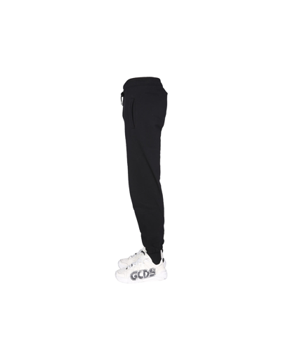 Shop Gcds Jogging Pants With Logo Print In Multicolor