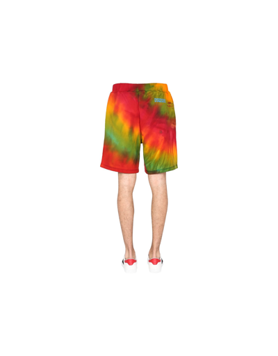 Shop Dsquared2 Relaxed Fit Bermuda In Multicolor