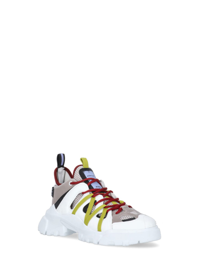 Shop Mcq By Alexander Mcqueen Striae: Orbyt Descender 2.0 Sneaker In Lt Grey