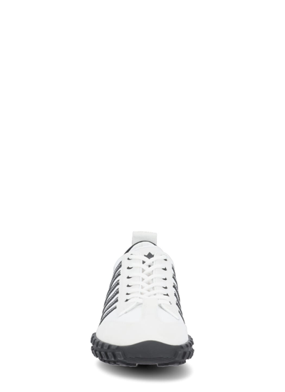 Shop Dsquared2 Legend Sneaker In Bianco+nero