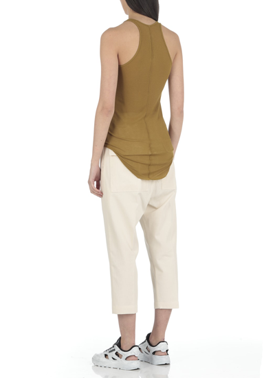 Shop Rick Owens Ribbed Top In Sulphate