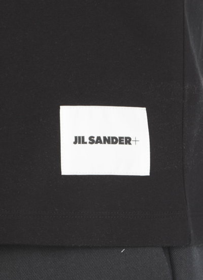 Shop Jil Sander Three Pack T-shirt Set In Black