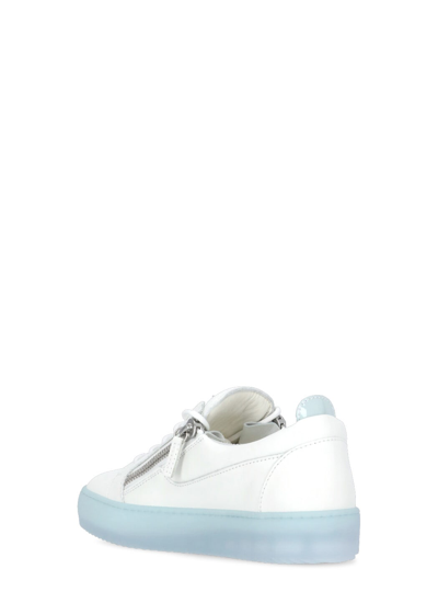 Shop Giuseppe Zanotti May Lond Sneaker In White