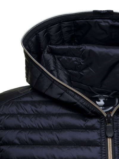 Shop Save The Duck Black Alexis Quilted Nylon Down Jacket