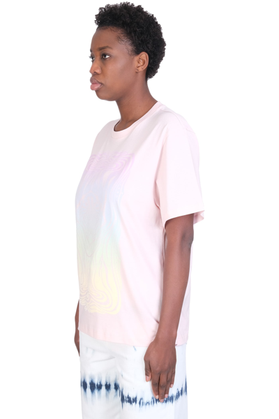 Shop Stella Mccartney T-shirt In Rose-pink Cotton