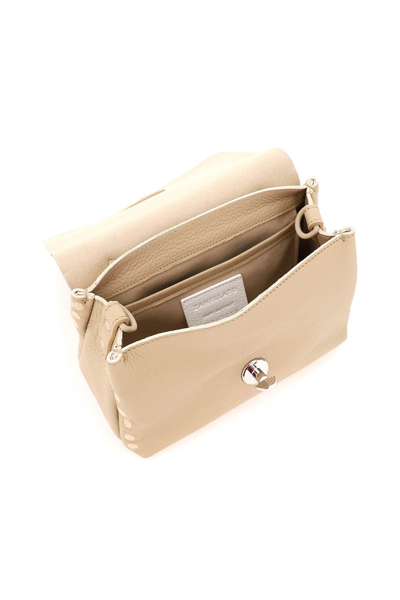 Shop Zanellato Postina Baby Pura Bag In Lino (beige)