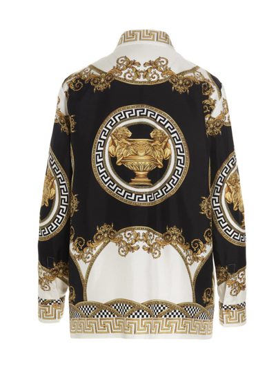 Shop Versace Coupe De Deux Shirt In Multicolor