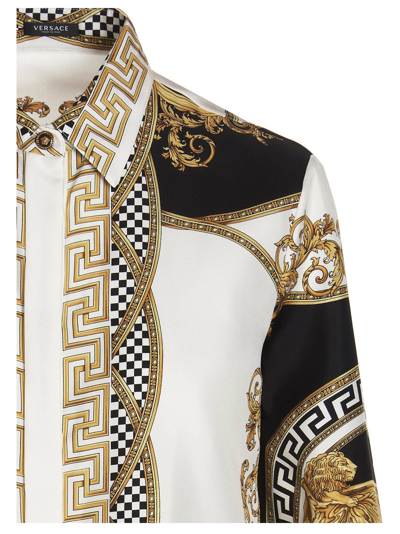 Shop Versace Coupe De Deux Shirt In Multicolor